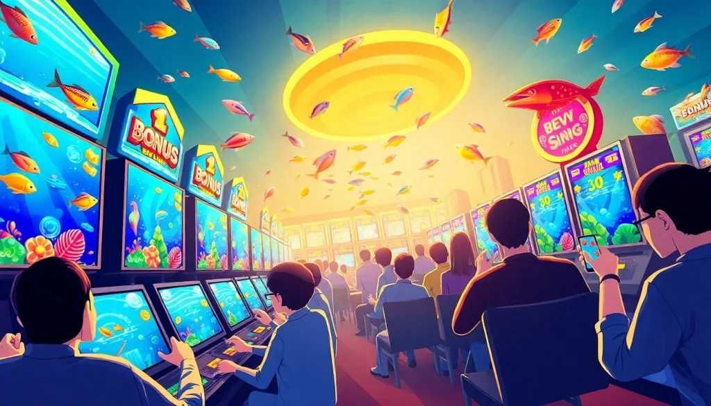 Bắn Cá Happyluke showcases thrilling online fishing games where players aim to catch fish for rewards.